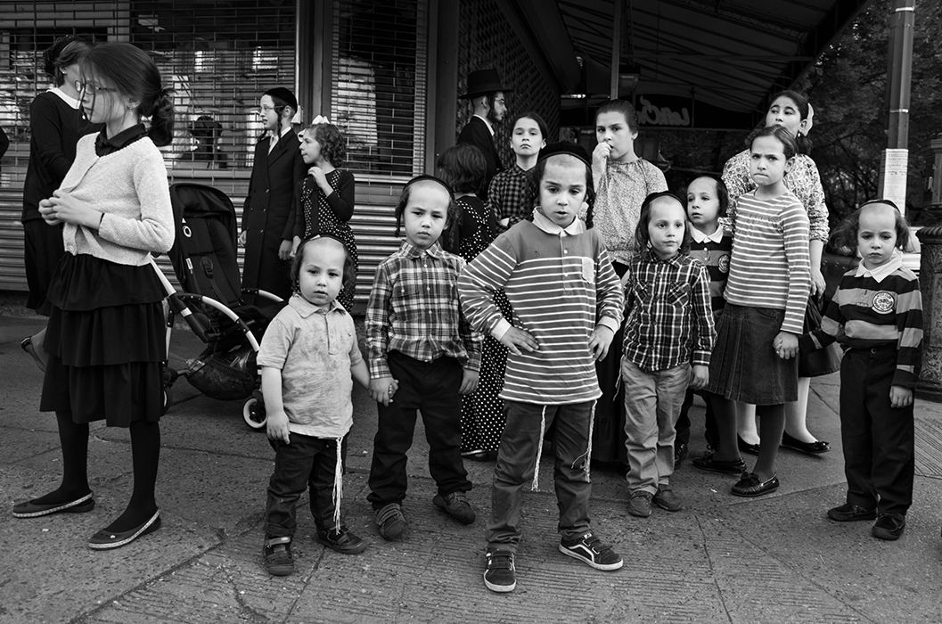 Kids on Street Corner/Lee Avenue, Brooklyn, NY